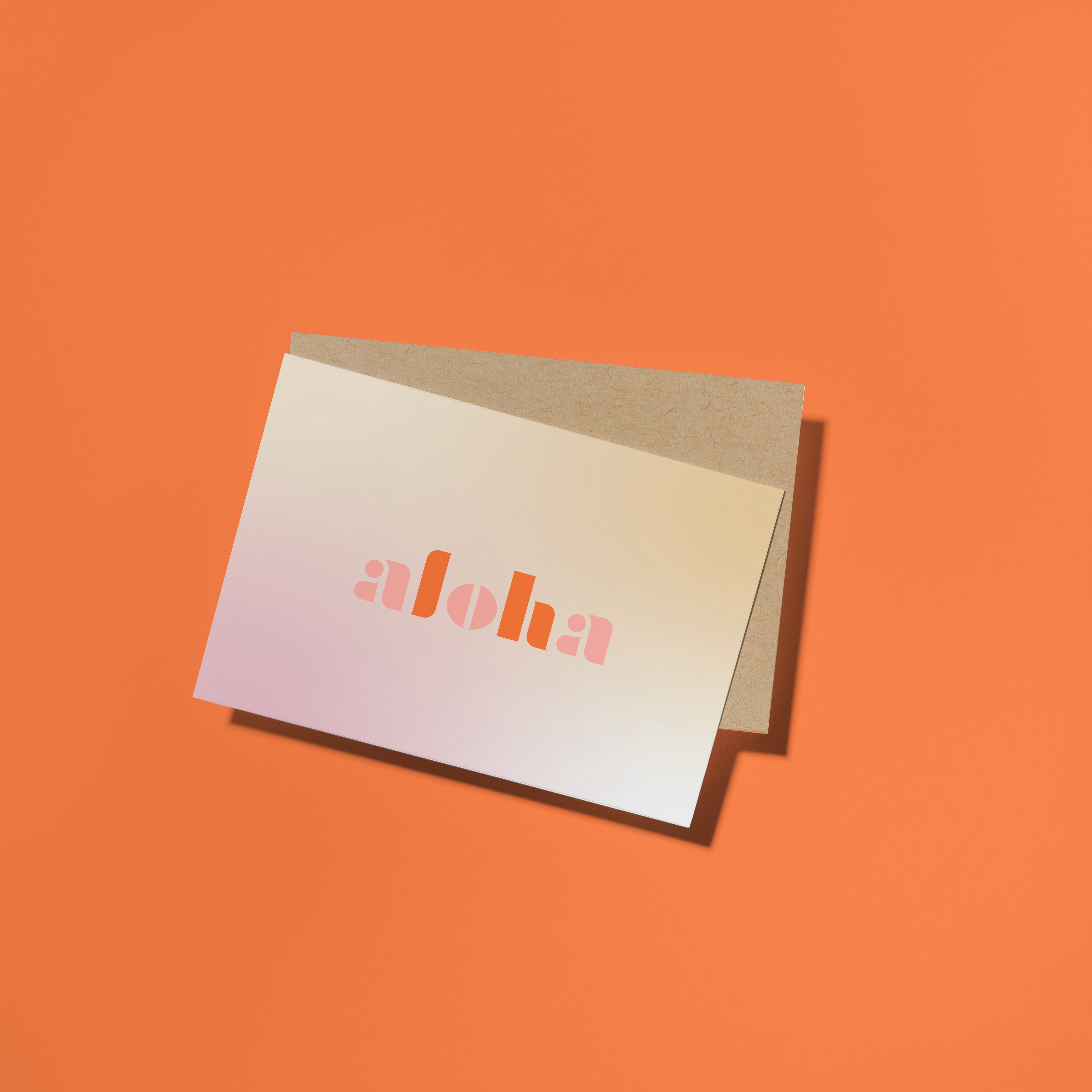 Aloha Gradient Card