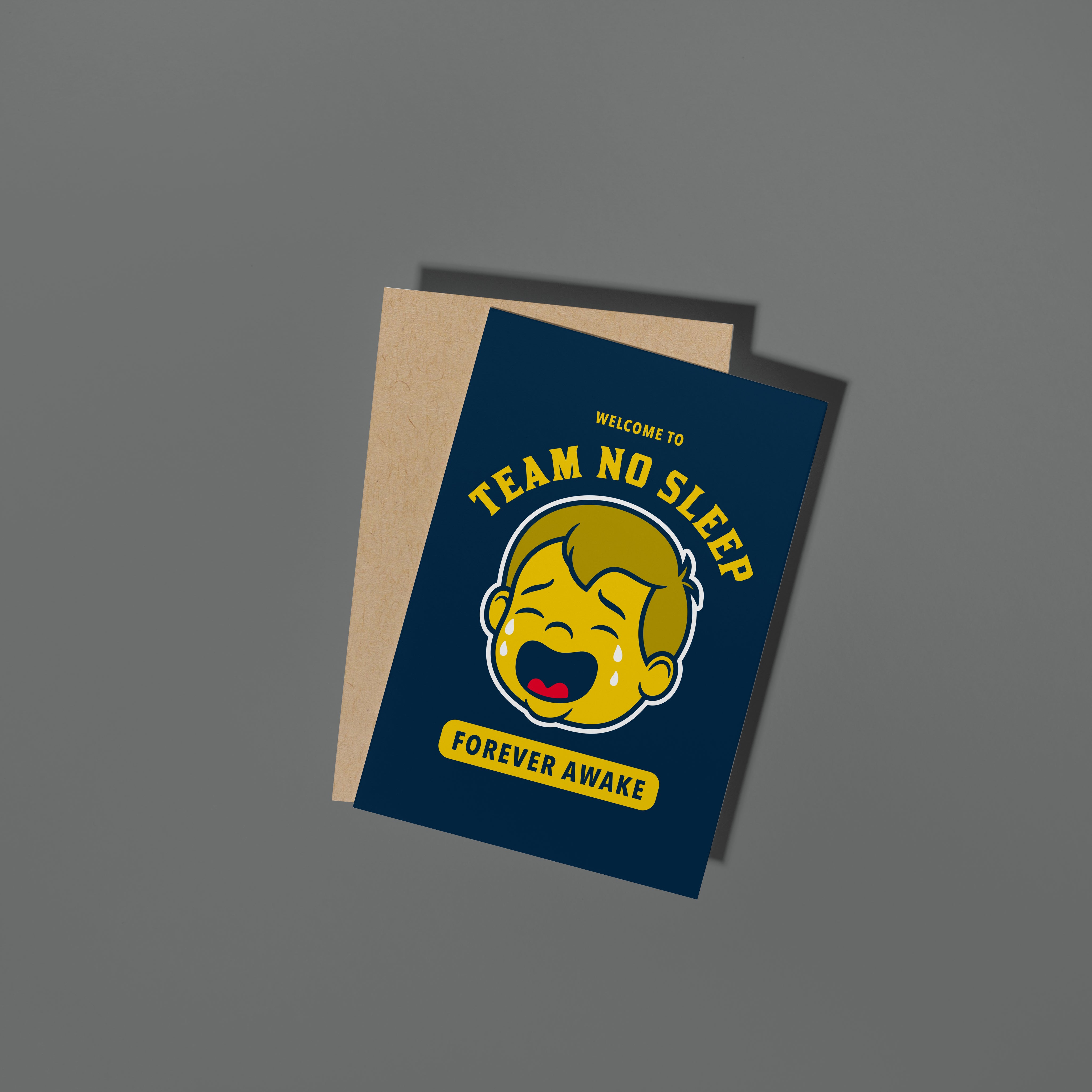 Team No Sleep Card