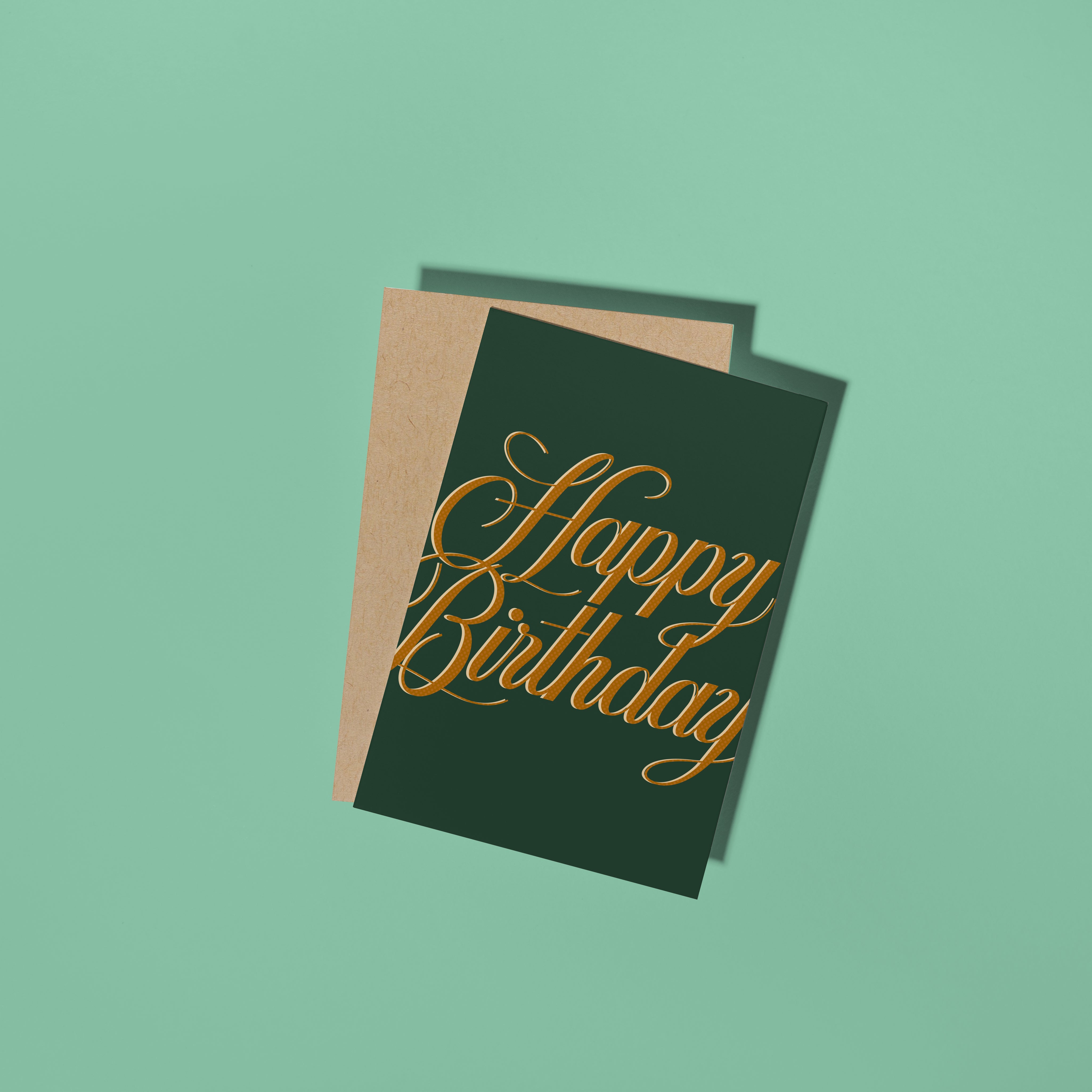 Classic Happy Birthday Card