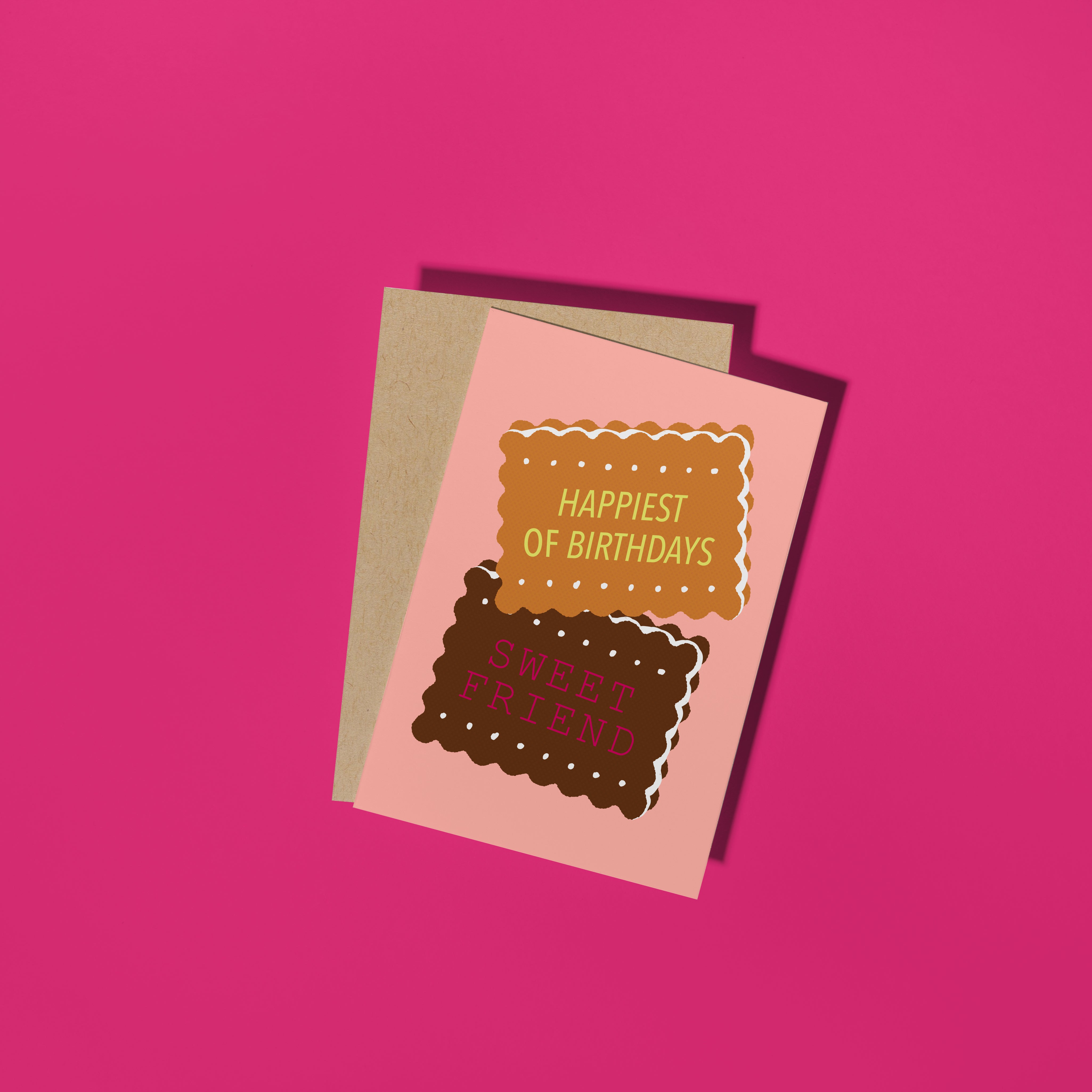 Sweet Biscuit Birthday Card