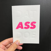 DAT ASS DOE Card