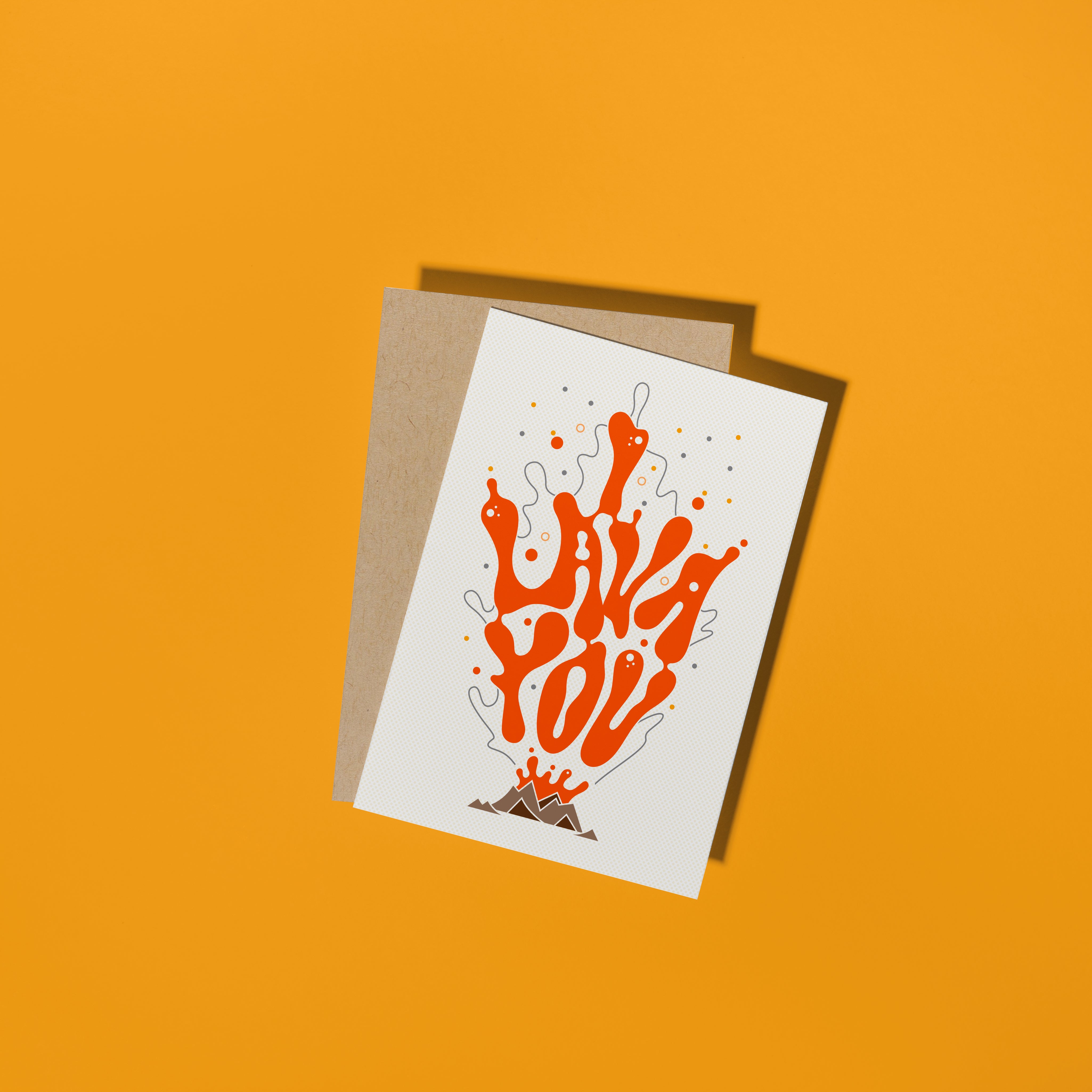 I Lava You Card