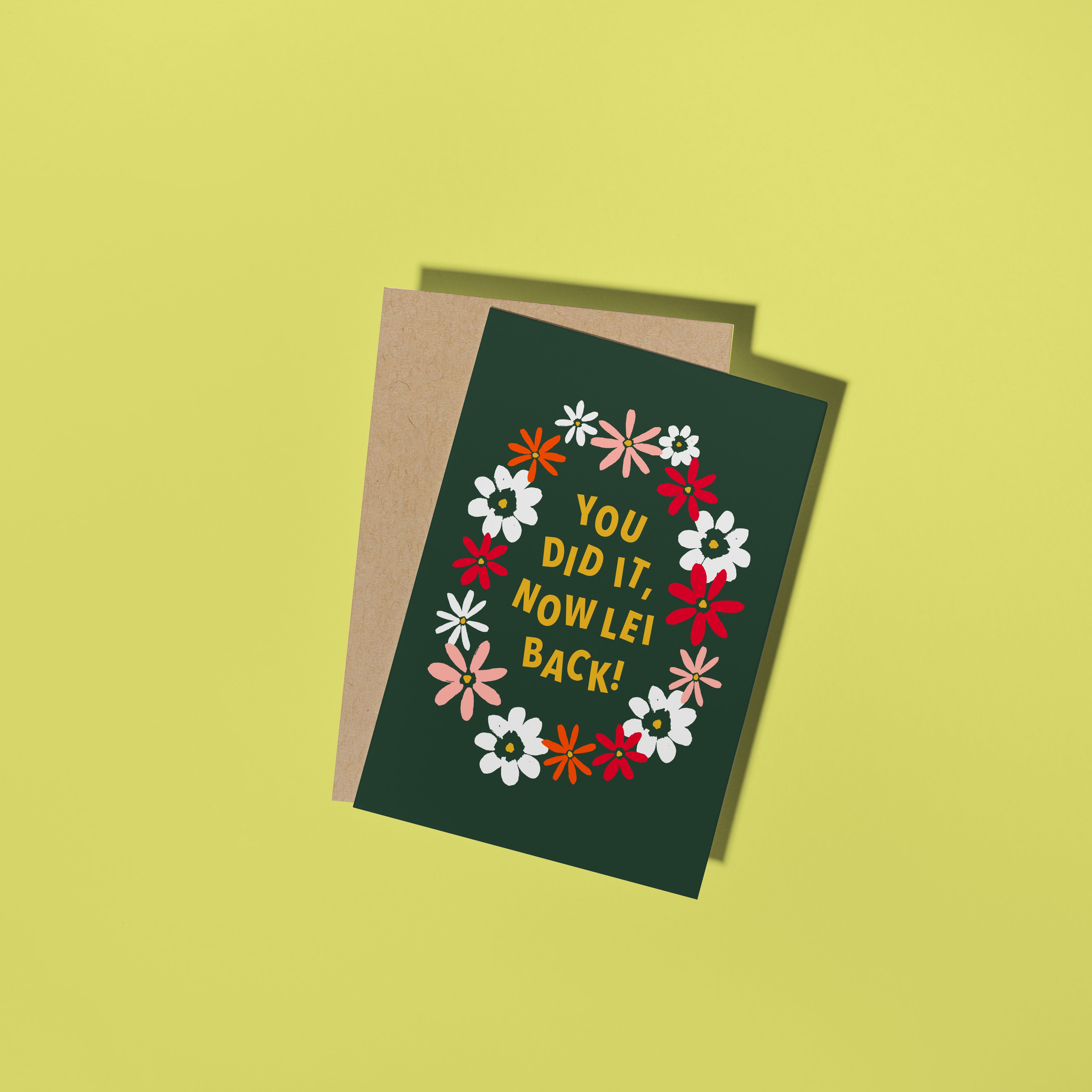 Lei Back Card