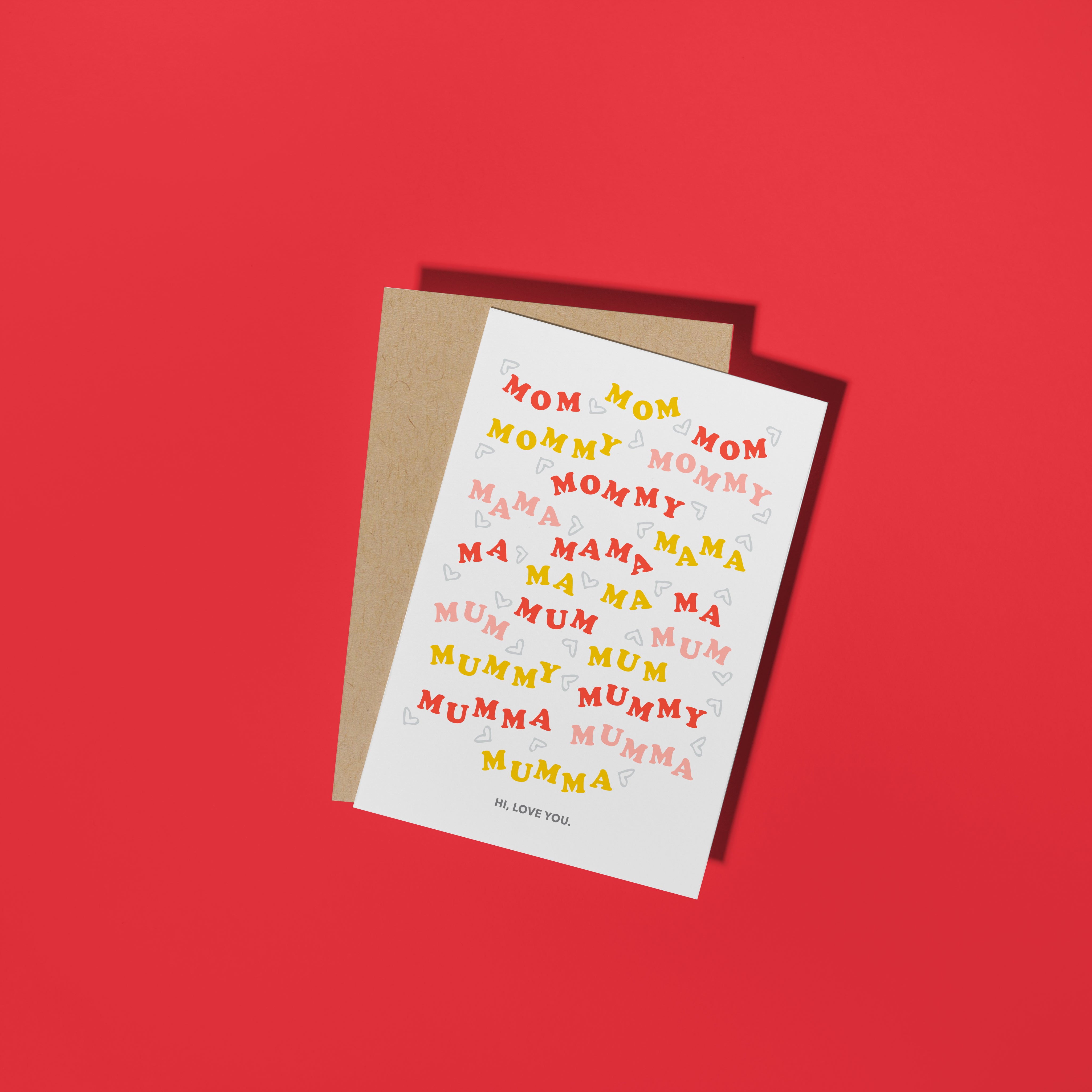 Mom Love Card