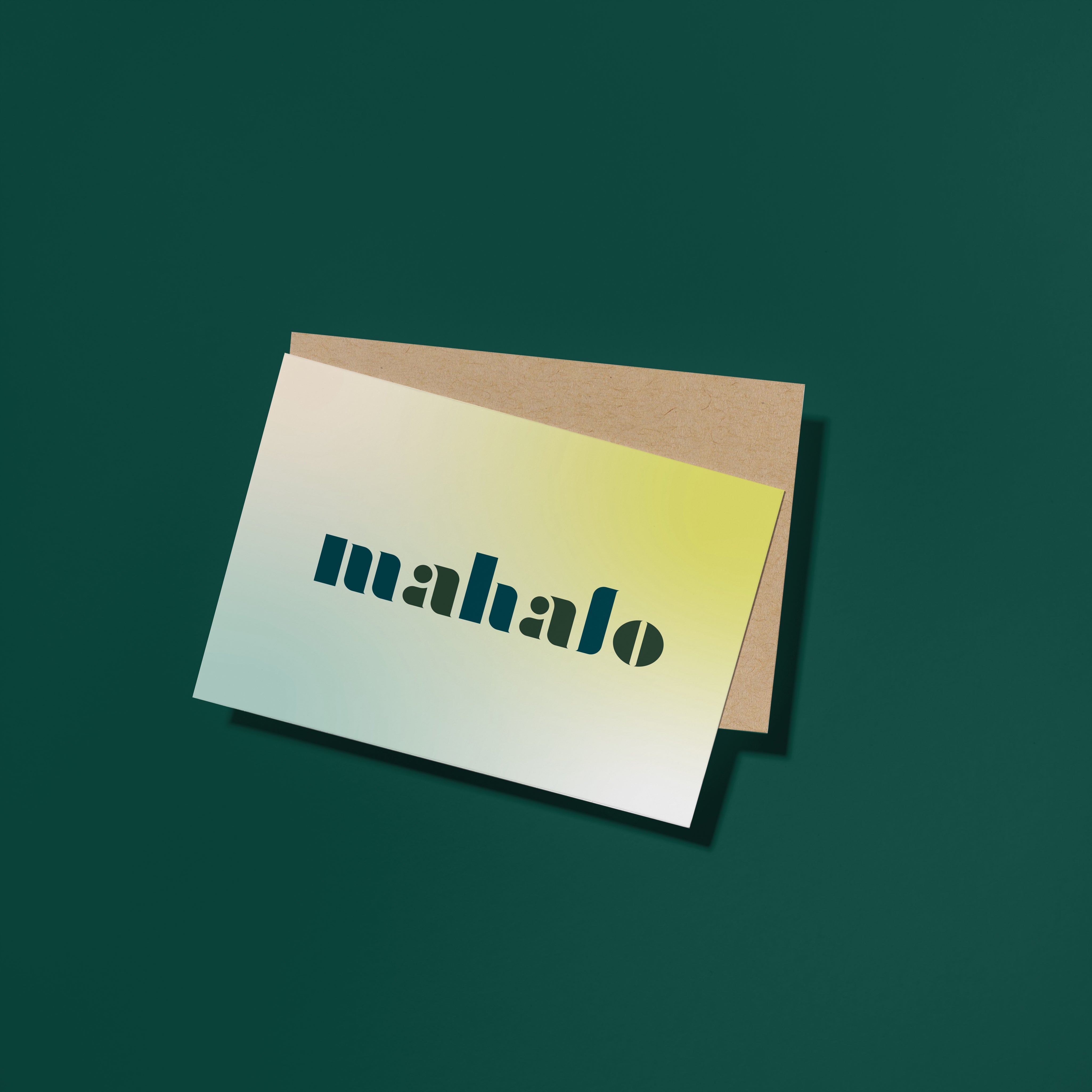 Mahalo Gradient Card