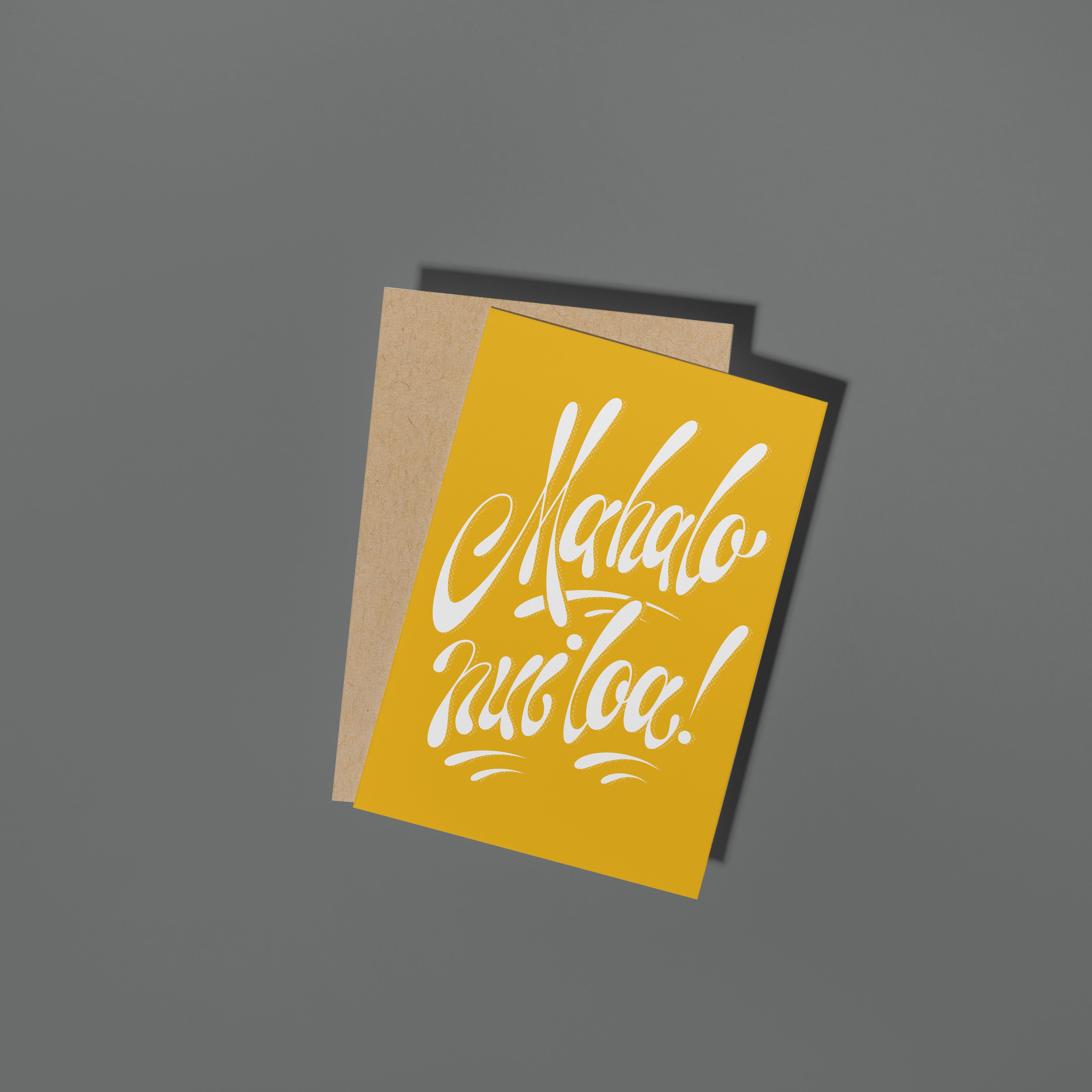 Mahalo Nui Loa Card