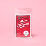 Merry Christmas Wreath Gift Labels